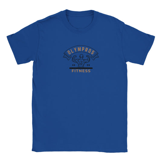 Olympros Fitness Go on Crewneck T-Shirt