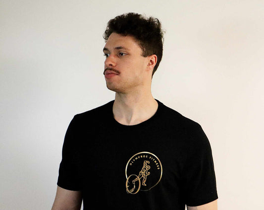 Olympros Fitness Golden T-Shirt Manches Courtes