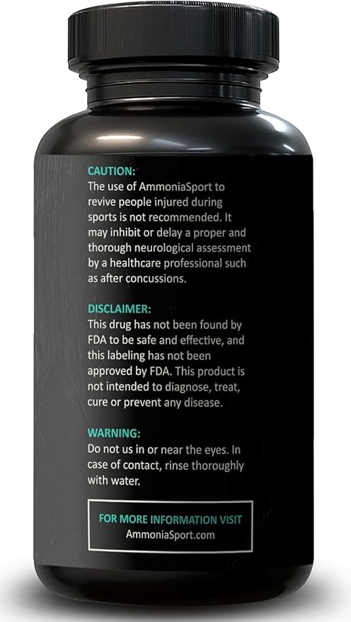 Aqua – Sels odorants (1.07oz) – Sels pré-activés – Inhalant d'ammoniac