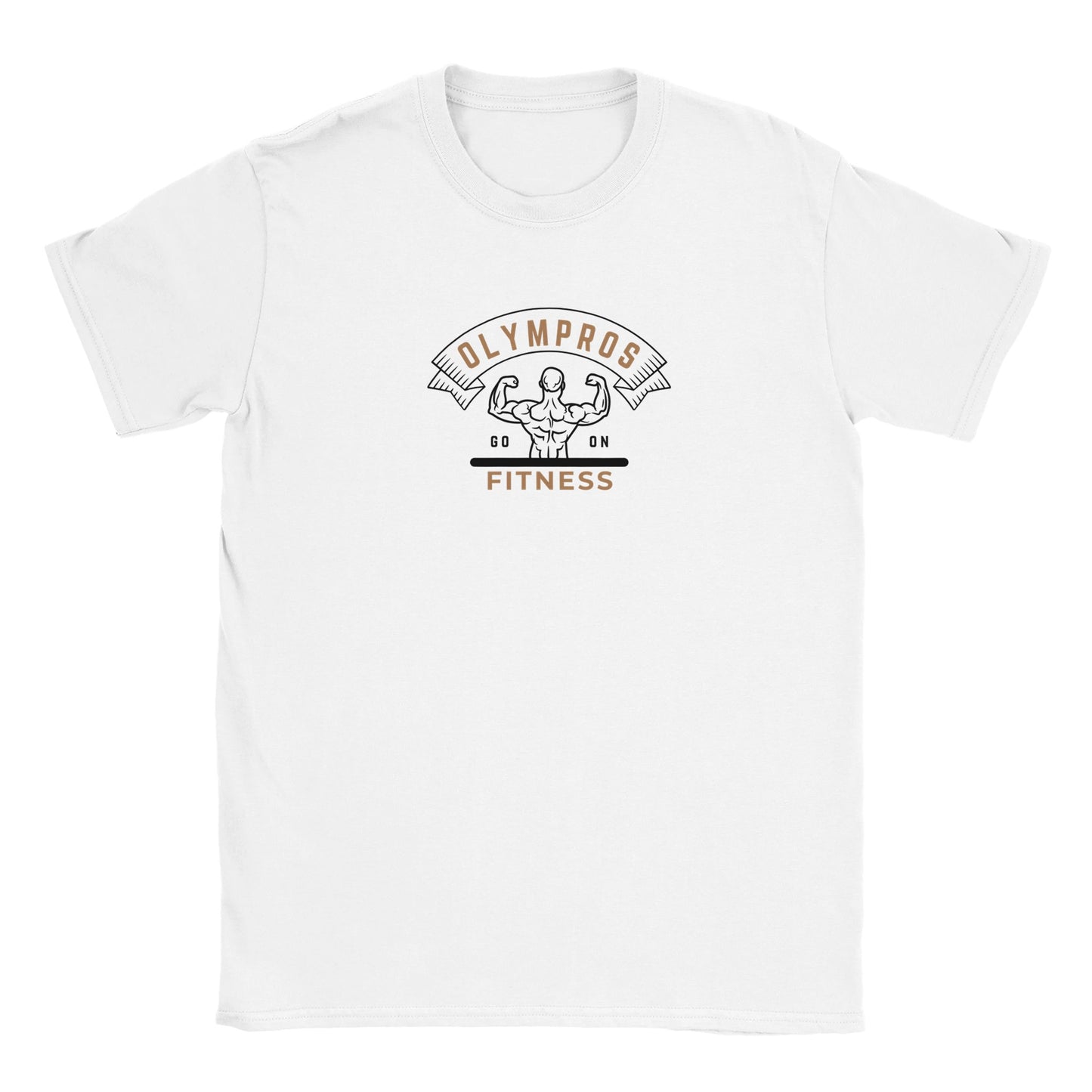 Olympros Fitness Go on Crewneck T-Shirt