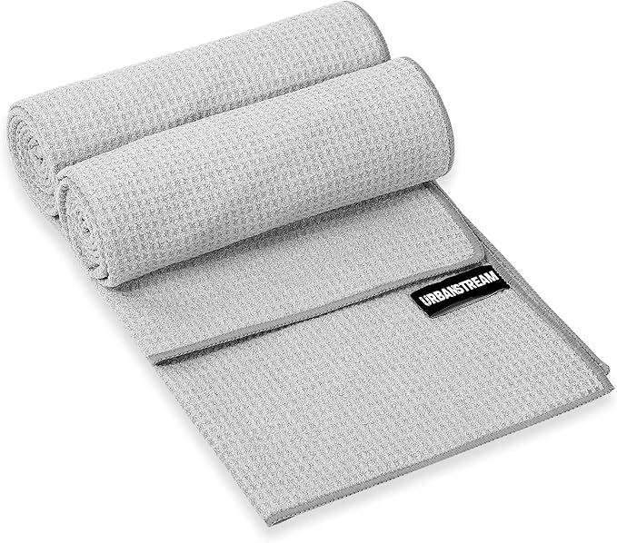 Lot de 2 serviettes de fitness 40 x 110 cm