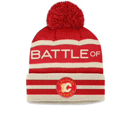 Fanatics - Calgary Flames Heritage Classic Team Cuffed Pom Knit Toque (one size)