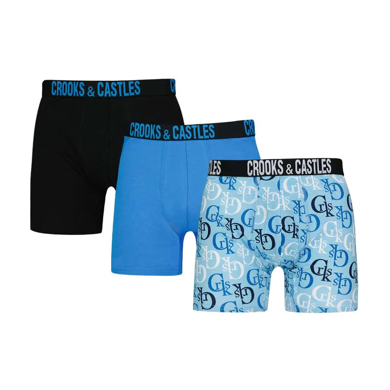 Crooks & Castles - Men's 3 Pack Boxer Brief