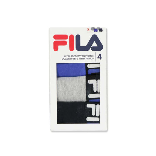 FILA - Men's 4 Pack Boxer Briefs