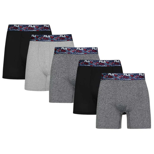 FILA - Men's 4 Pack Boxer Briefs