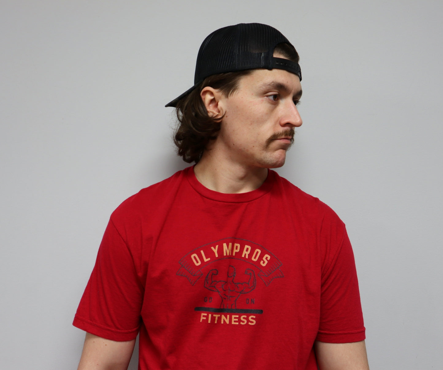 Olympros Fitness Go on Crewneck T-Shirt