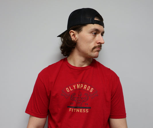 Olympros Fitness Go on Crewneck T-Shirt