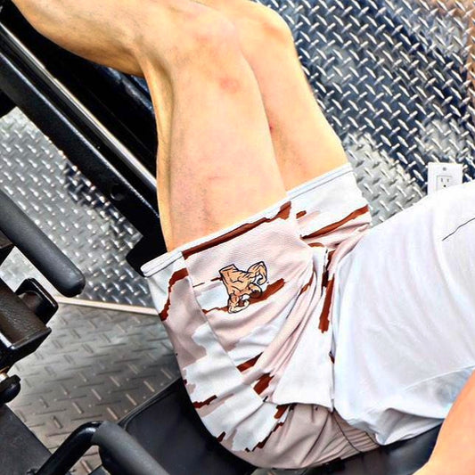 Olympros Fitness Camo Unisex Shorts