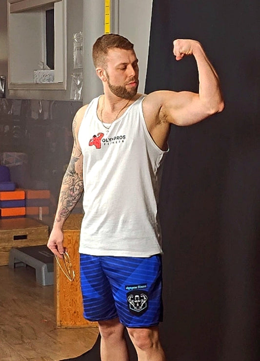 Olympros Fitness Tank Top (Red Logo)