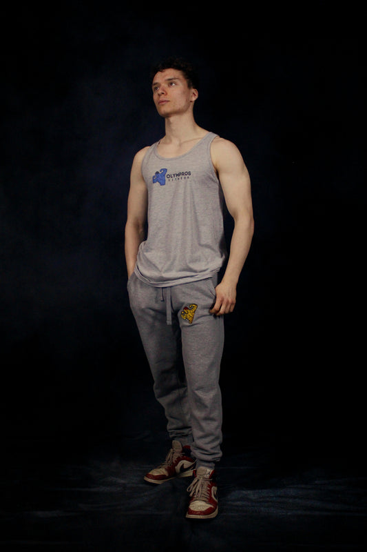 Olympros Fitness Tank Top (blue Logo)