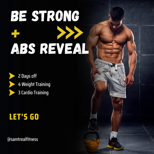 TRAINING PLAN - BE STRONG + ABS REVEAL - ABS/UPPER BODY - French/English
