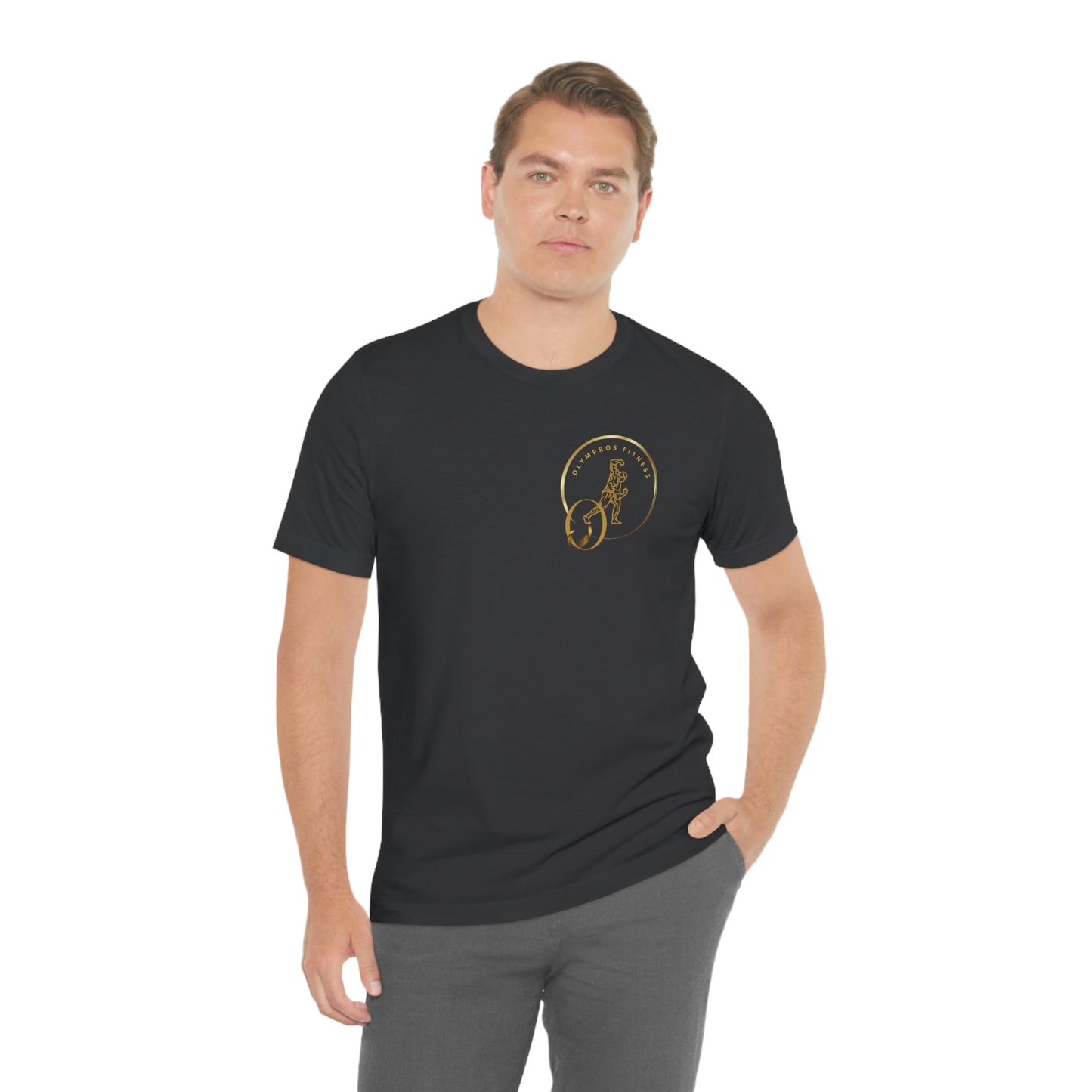 Olympros Fitness Golden T-Shirt Manches Courtes