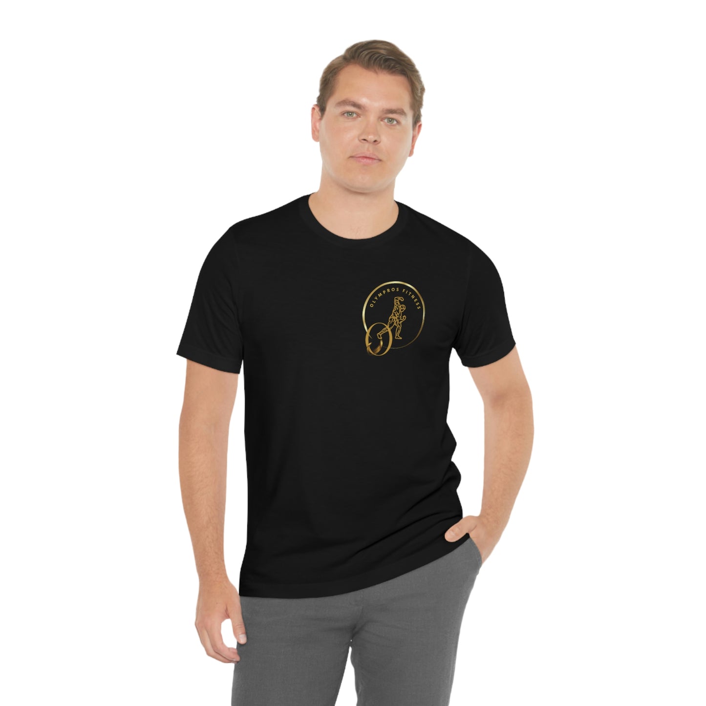Olympros Fitness Golden T-Shirt Manches Courtes