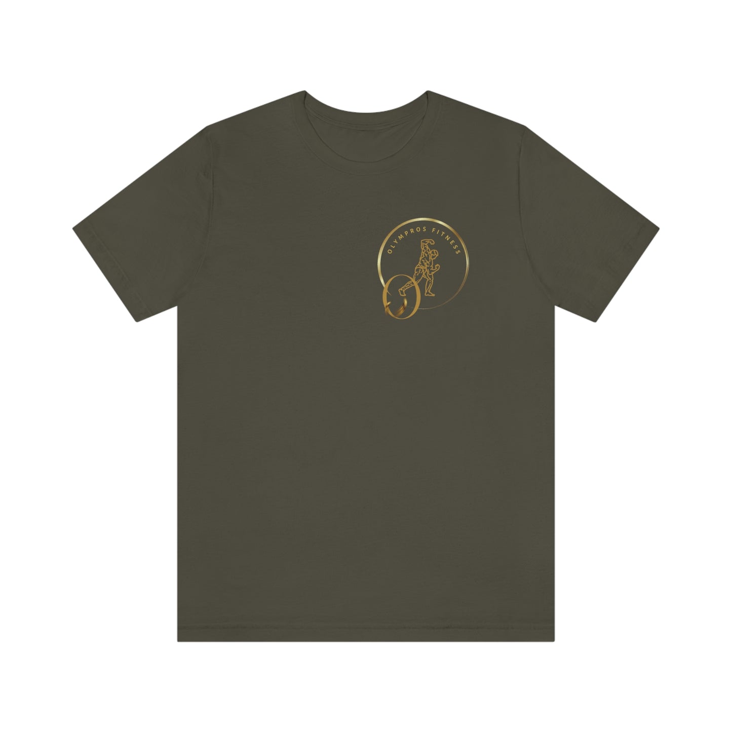 Olympros Fitness Golden T-Shirt Manches Courtes