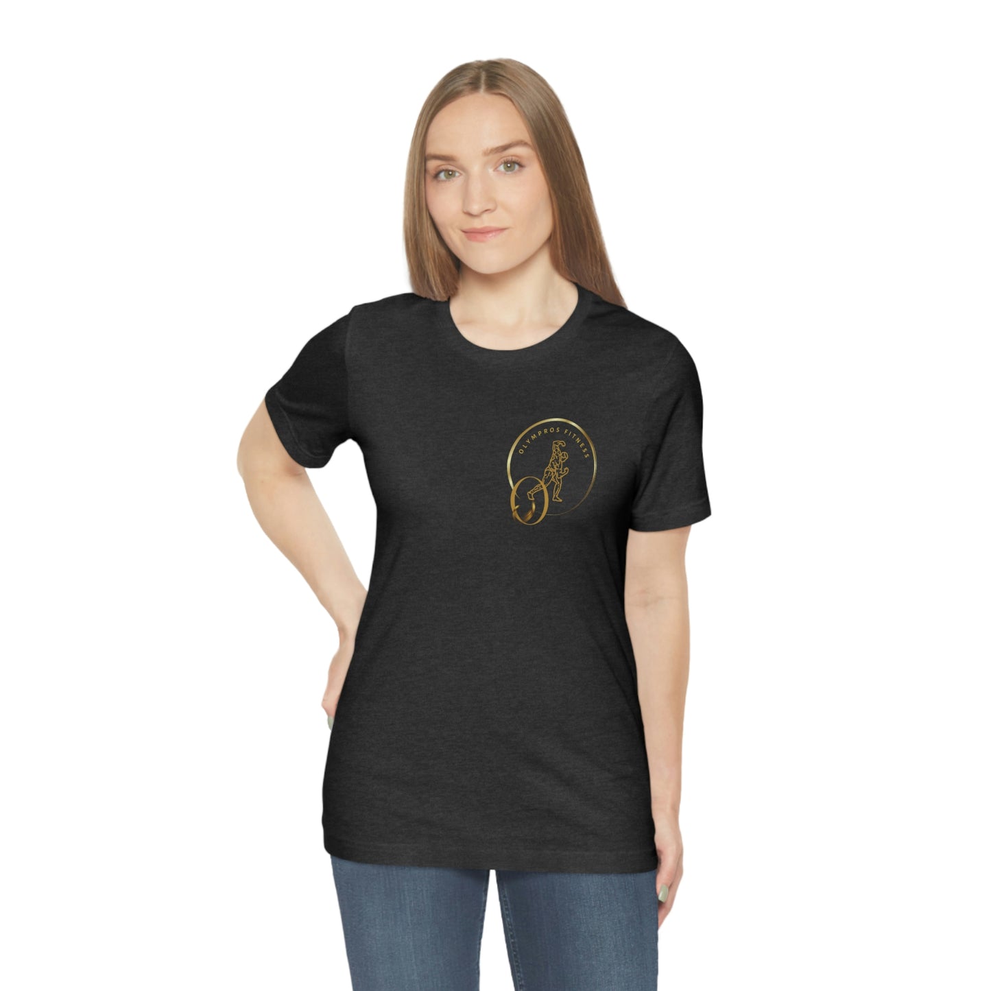 Olympros Fitness Golden T-Shirt Manches Courtes