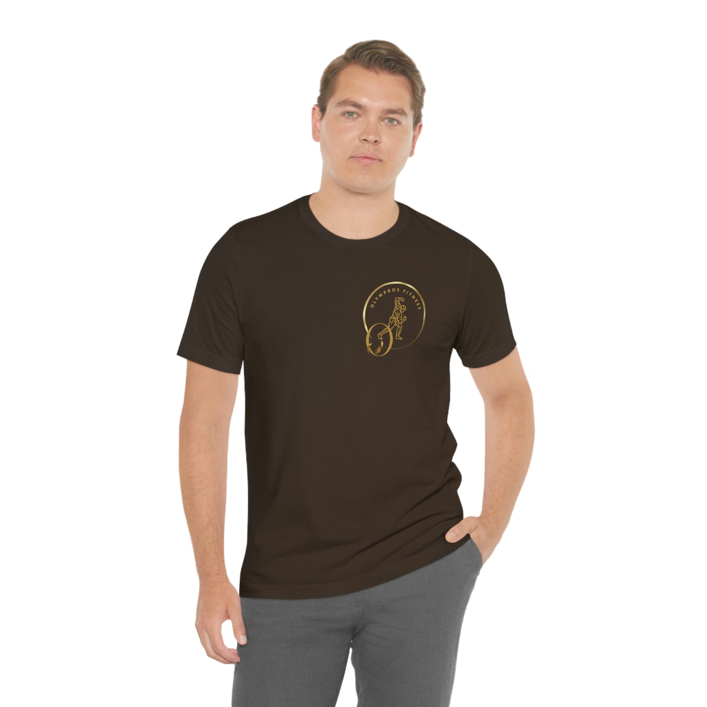 Olympros Fitness Golden T-Shirt Manches Courtes