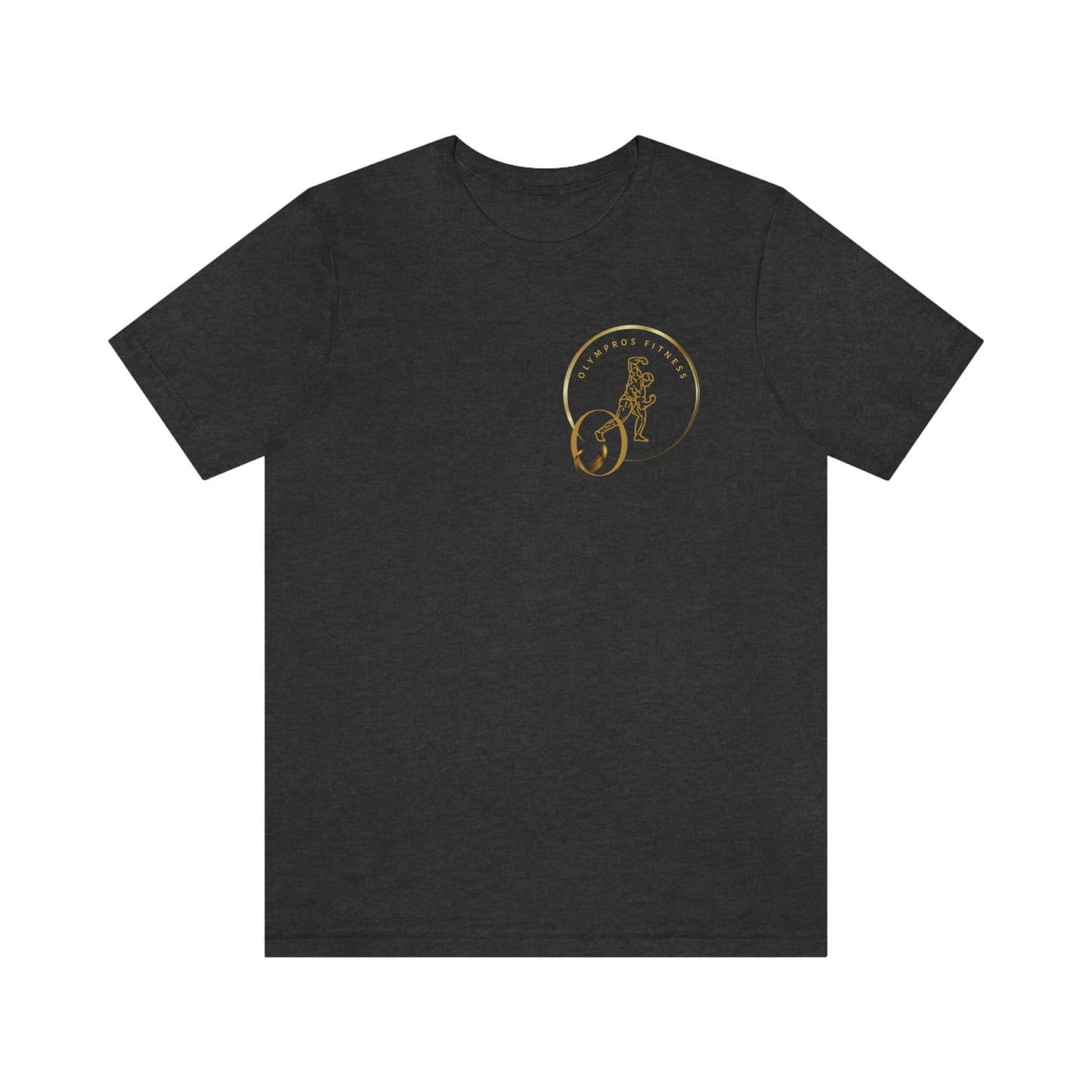 Olympros Fitness Golden T-Shirt Manches Courtes