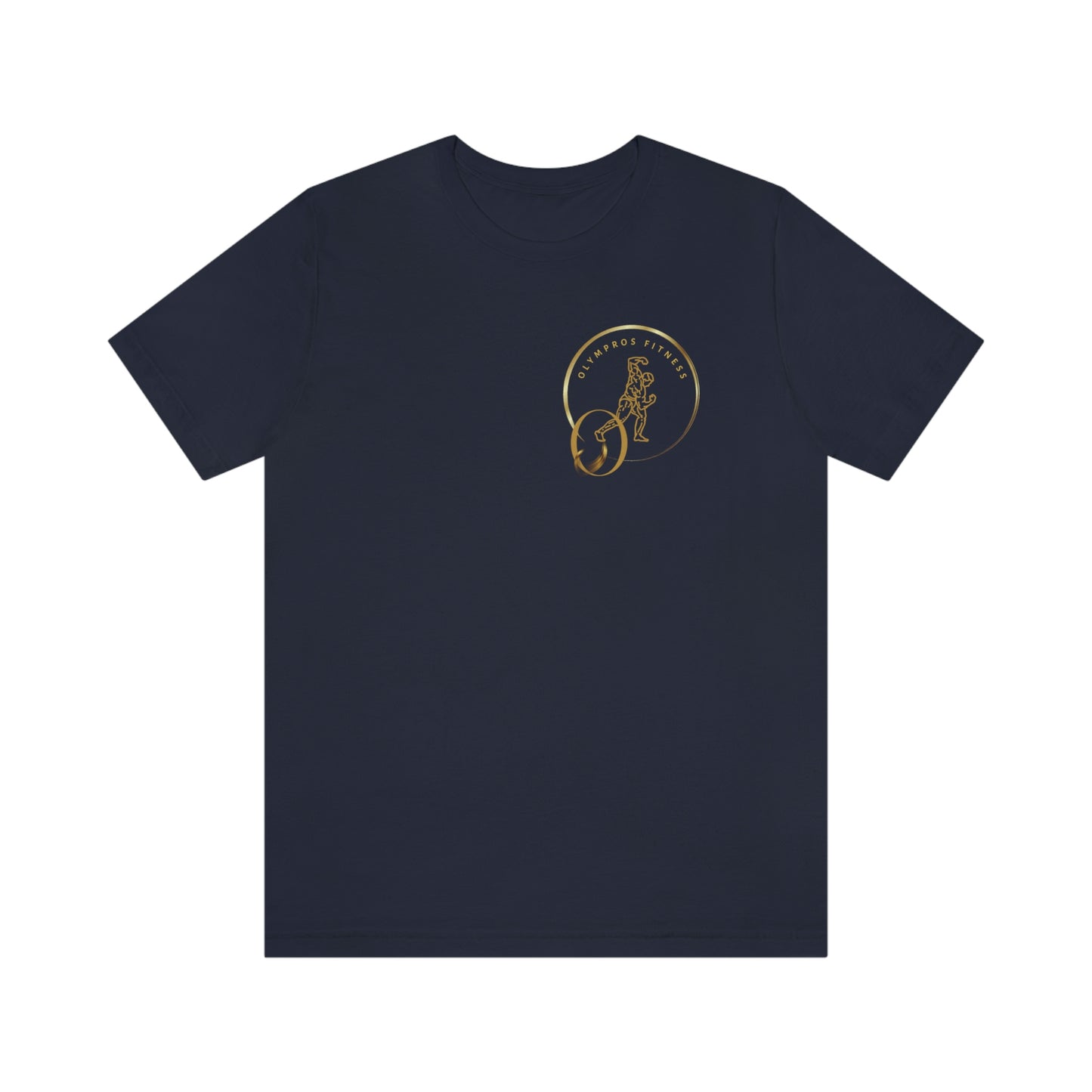 Olympros Fitness Golden T-Shirt Manches Courtes