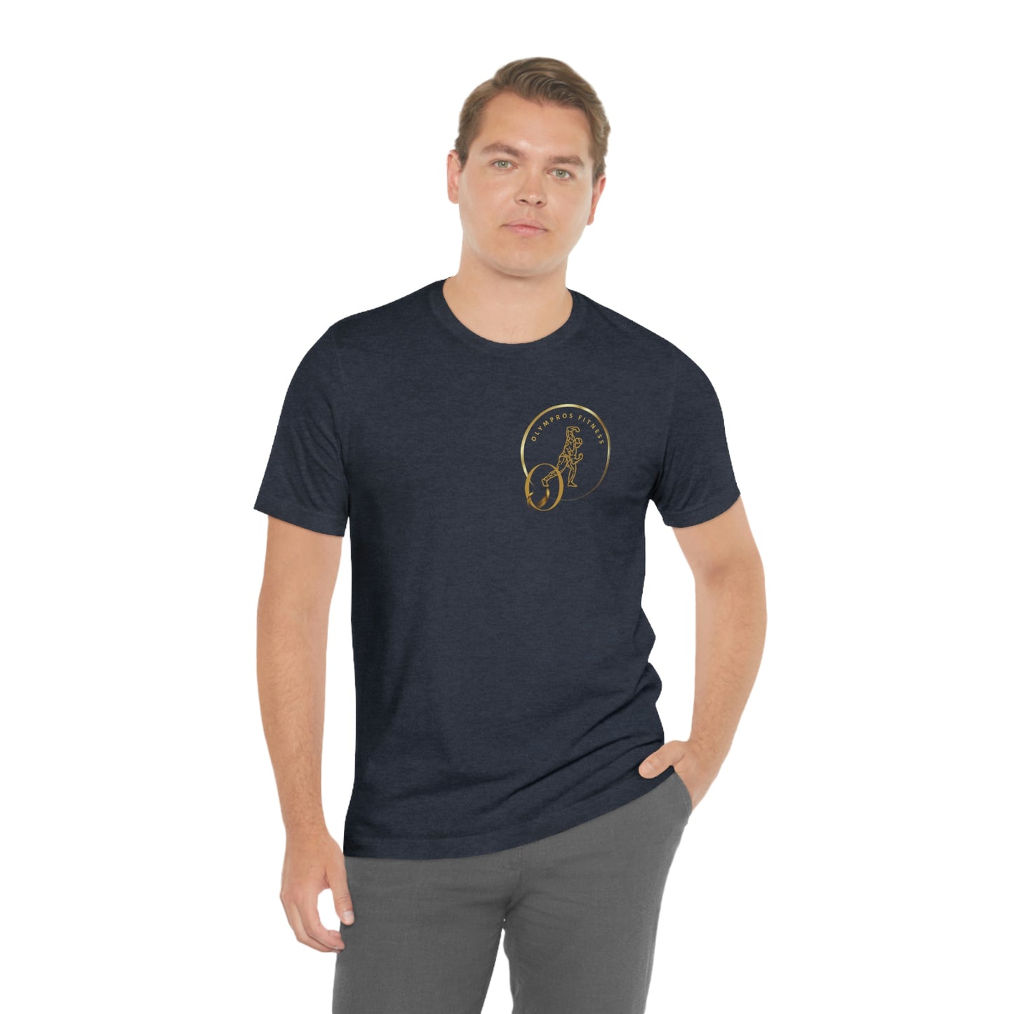 Olympros Fitness Golden T-Shirt Manches Courtes