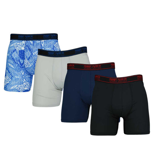 Crooks & Castles - Men's 4 Pack Boxer Brief