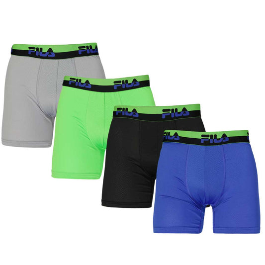 FILA - Men's 4 Pack Boxer Brief