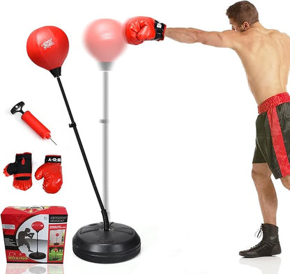 GYMAX Sac de frappe pour adolescents (8ans +)