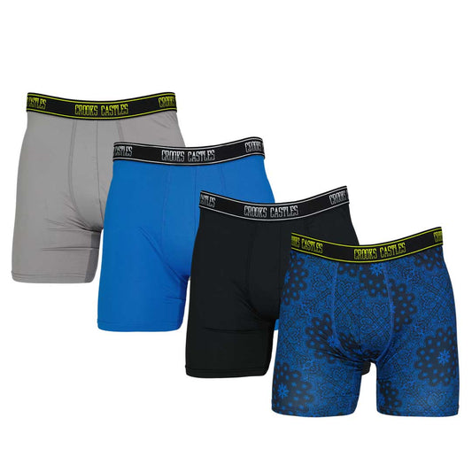 Crooks & Castles - Men's 4 Pack Boxer Brief