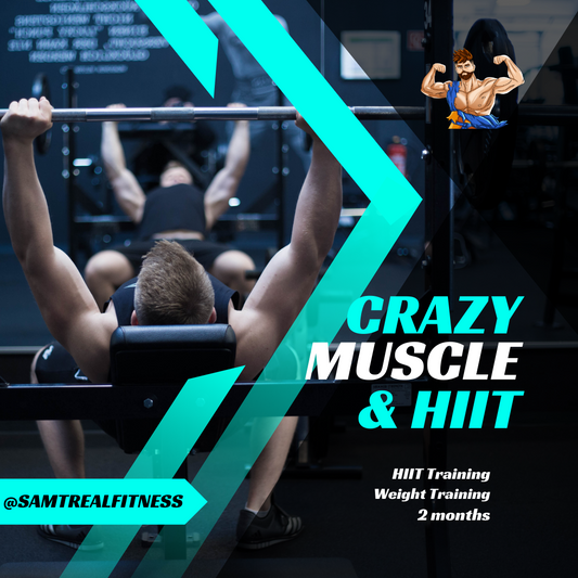 PLAN D'ENTRAÎNEMENT - CRAZY MUSCLE & HIIT - 2MOIS - FULLBODY - Français/Anglais