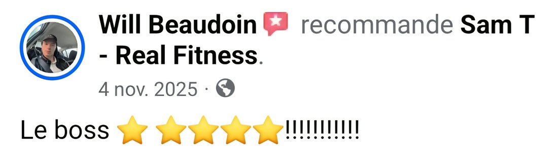 Commentaire de Will Beaudoin : Le boss, cinq étoiles.
