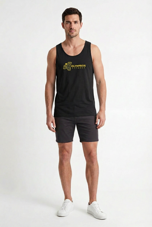 Olympros Fitness Tank Top (black/Gold Logo)