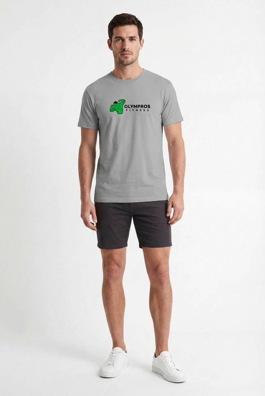 Olympros Fitness Officiel - Fit T-Shirt Gris