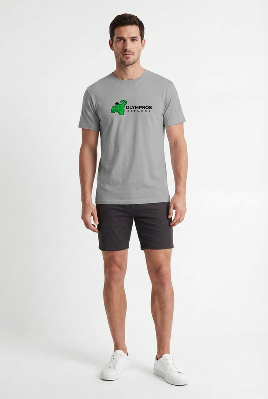 Olympros Fitness Official - Fit T-Shirt Grey