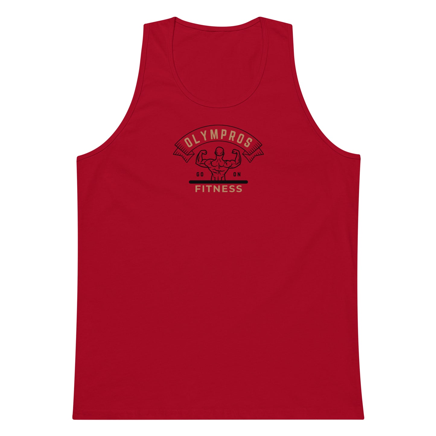 Olympros Fitness Go on premium tank top